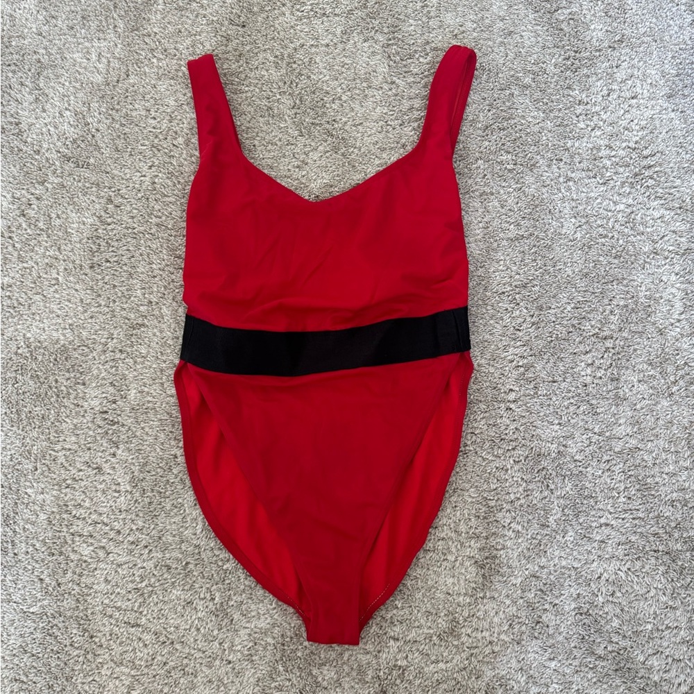 ASOS High-Cut One-Piece Swimsuit – Size US 36DDD/F